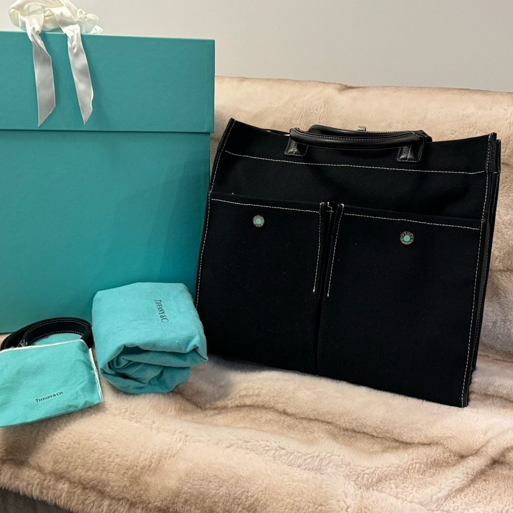 Tiffany & Co. Jitney canvas tote